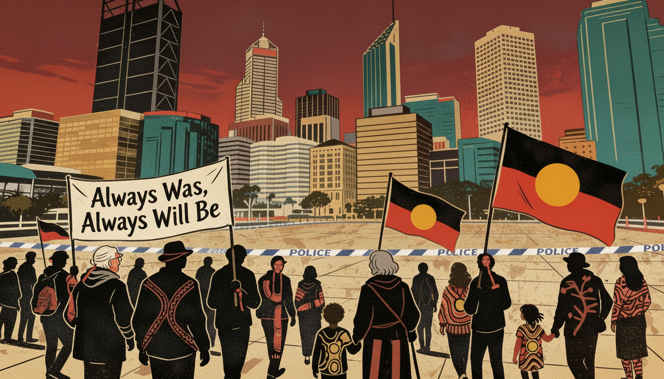 Handmade Bomb Thrown at Aboriginal Rights Rally in Perth, Organisers Say It Should Be Treated as Terrorism